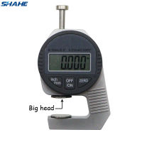 Shahe Portable mini Precise Digital Thickness Gauge Meter Tester Micrometer thickness Big Head 0 - 12.7 mm