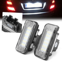 2Pcs Car License Number Plate Lamp LED Light For Benz C E CLS SLK Class W203 W211 S211 W219 R217 E55 E63AMG