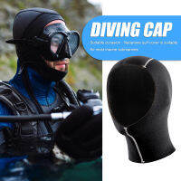 Diving Headgear Male 35MM Winter Warm Hat Neck Gaiters for Water Sports Swimming Headwear Cap Stretch Waterproof