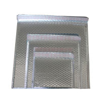 10pcslot Silver Metallic Bubble Mailers Foil Bubble Bags Aluminized Postal Bags Metallic Luster
