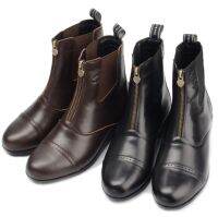 รองเท้าขี่ม้า Cowhide,Knightsboots,รองเท้าอุปสรรคสำหรับผู้ชายและผู้หญิง,รองเท้าขี่ระบายอากาศสำหรับเด็กหญิงและเด็กชาย