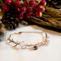 เครื่องประดับ Rockmejewelry รุ่น Snowflake Bracelet กำไลข้อมือ ทองเหลือง (Customized 15 Days)