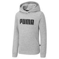 PUMA KIDS - เสื้อฮู้ด Essentials Full-Length Youth สีเทา - APP - 84758701