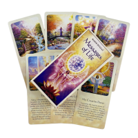 ข้อความแห่งชีวิต Oracle Cards Divination Deck English Versions Edition Tarot Board เล่นเกมโต๊ะสำหรับปาร์ตี้-Sediue