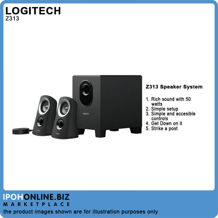 LOGITECH Z313 SPEAKER SYSTEM Lazada