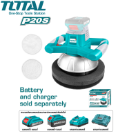 TOTAL เครื่องขัดสีรถ ขนาด 10 นิ้ว ไร้สาย 20 โวลท์ แบบ Random Orbit รุ่น TOPLI2001 Lithium-ion polisher