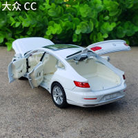 1:32 Volkswagen cc coupe รถโลหะผสมรุ่นจำลองรถโลหะคอลเลกชันเครื่องประดับเสียงและแสงดึงกลับรถของเล่น