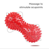 นวดเท้า PVC Peanut Spiky Massage Ball Fascia Ball สำหรับการออกกำลังกายกลางแจ้งและในร่ม