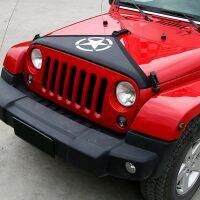 Engine Hood Bra Cover Protect for Jeep Wrangler JK 2007-17 Accessories Pentagram