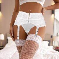 【YF】﹊  Size Garter Waisted Suspender with 6 for Womens Stockings Jarretiere Mariage