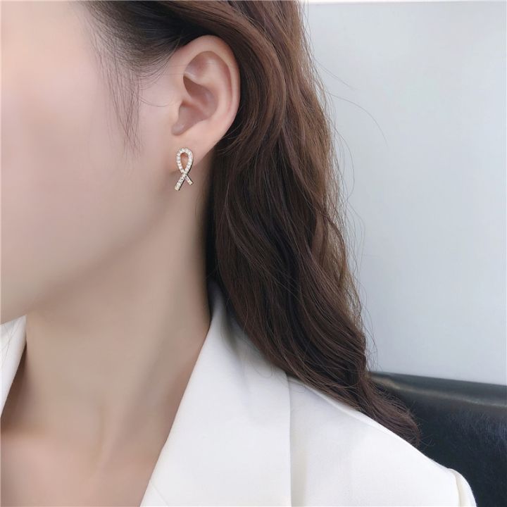 cod-silver-korean-simple-and-compact-cross-zircon-earrings-2021-new-ear-clip-trendy-net-red-girl