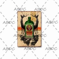 Zhongqingshop ตกแต่ง Jagermeister เบียร์โลหะดีบุกเข้าสู่ระบบสำหรับวินเทจบ้านบาร์,ลาน,โรงรถ,คลับ,หรือบ้านไร่ตกแต่ง