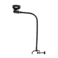 6X Flexible Gooseneck Microphone Stand with Desk Clamp for Radio Broadcasting Studio, Live Broadcast Equipment, Stations