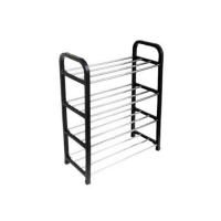 ชั้นวางของ ชั้นวางรองเท้า สแตนเลส 4 ชั้น L42xW20xH68 cm 4 Tier shoe rack ตู้เก็บรองเท้า ชั้นวางหนังสือ ชั้นวางเอกสาร ชั้นวางสินค้า ชั้นวางของ ชั้นวางต้นไม้ ชั้นวางจาน ชั้นวางต้นไม้ ชั้นวางรองเท้าสแตนเลส ที่วางรองเท้า สแตนเลส T0426