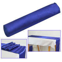 30X275ซม. ซาตินตารางนักวิ่งสำหรับงานแต่งงาน Modern Table Runner ปีใหม่ Home Goldroyal Blue ตาราง Runner ผ้าตกแต่ง