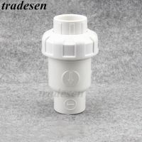 1pc White 20 25 32 mm check valve PVC pipe fittings plumbing system parts water tube connector water pipe non return UPVC value