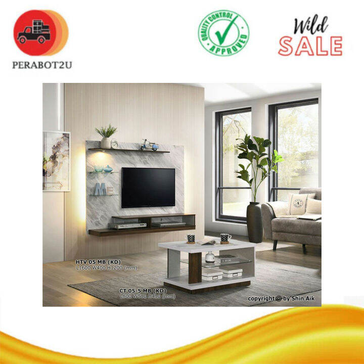 SA HTV Cabinet TV Gantung / Cabinet Rack/ TV Console / Almari TV ...
