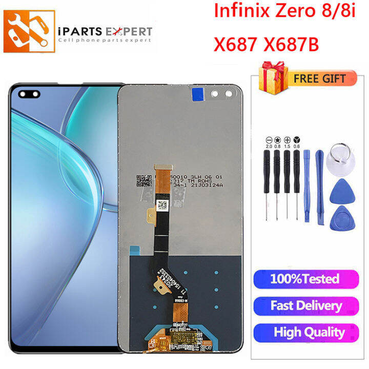 infinix zero 8 screen