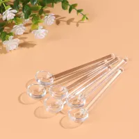 Spoons Spoon Tea Stirring Coffee Stirrers Crystal Cocktail Clear Teaspoons Mixing Rods Ice Espresso Stirrer Colddrinkstir