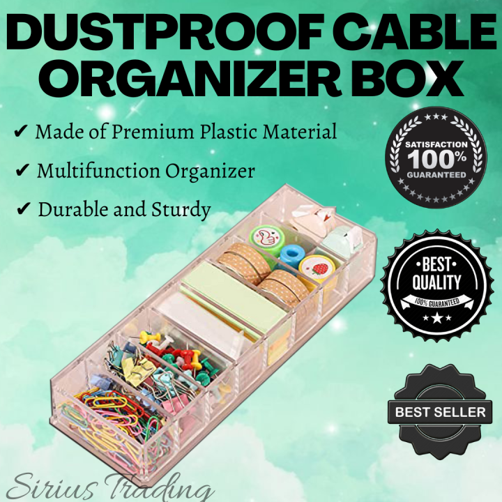  Data Cable Organizer Box Charge Cable Management 7