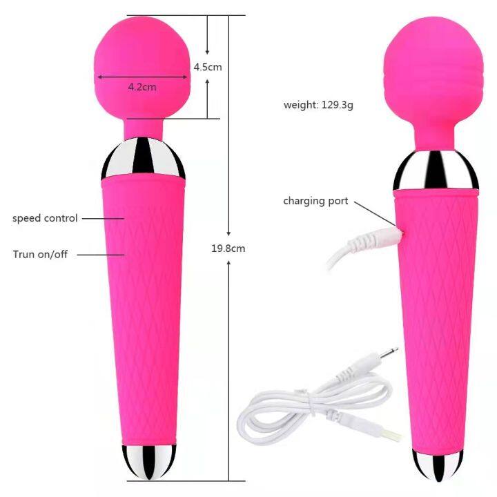 Magic Wand G Spot Usb Rechargeable Frequency Silicone Vibrator Sex Toys For Women Lazada Ph