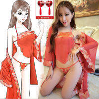 Ancient transparent clothes, Tang style, bellyback style, sexy underwear 4XX7