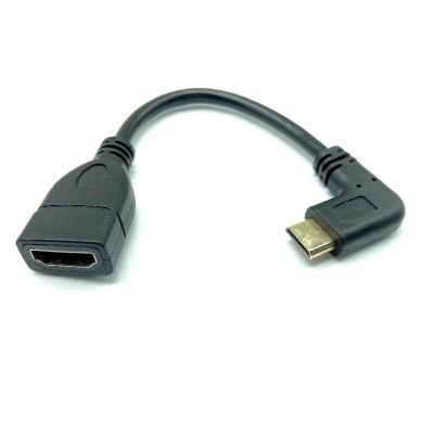 ：“{》 New1080p Mini HDTV Male Up Down Right Left 90 Angled Angle To HDMI-Compatible Female Converter Adapter M-F Extension Adapter