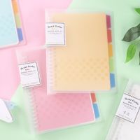 KOKUYO Pastel Cookie New Lambency Series Plaid Ring Binder A4 B5 A5 Notebook Inner Core Diary Plan Office School Stationary Note Books Pads