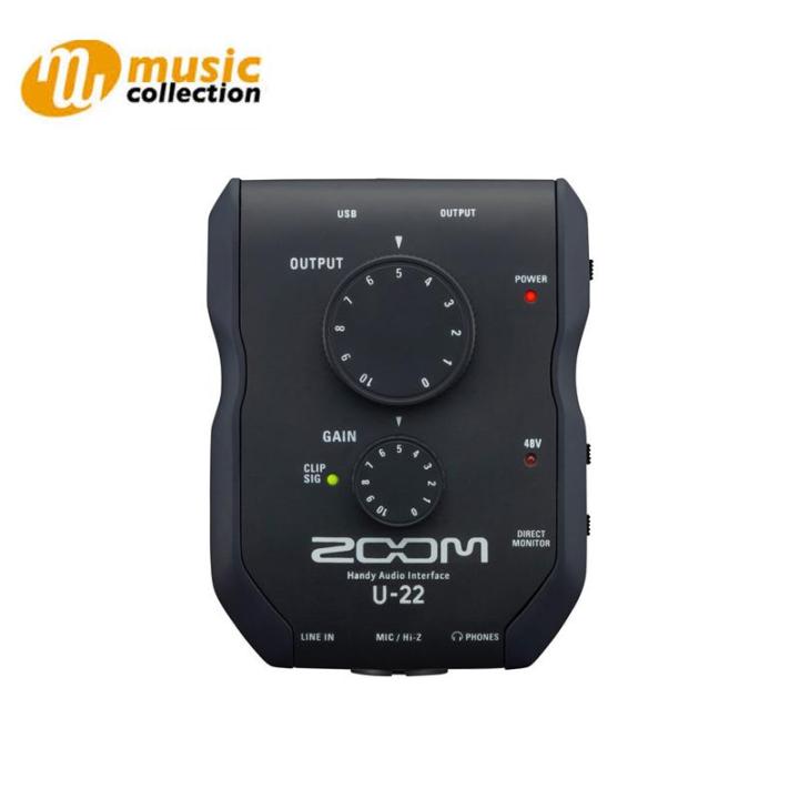 ออดิโอ-อินเตอร์เฟส-zoom-u22-handy-audio-interface