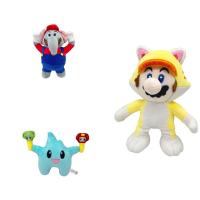 โมเดลตุ๊กตาทหารของเล่นตุ๊กตานุ่มๆลาย Super Mario Lumalee Star ตุ๊กตามือของเล่น Boneka Mainan น่ารักตกแต่งโซฟา