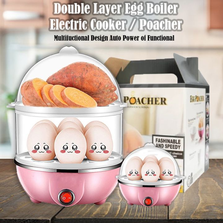 Rapid Electric Egg Cooker and Poacher with Auto Shut off for