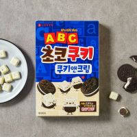 ?สินค้าขายดี? [Choco Cookie&amp;Cream](พร้อมส่ง)  ABC COOKIE ขนมเกาหลี คุกกี้โอรีโอ้ OREO CHOCO COOKIE &amp; CREAM คุกกี้แอนด์ครีม ช็อกโกแลต คุกกี้
