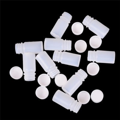 ruyifang 10X 10ml พลาสติก Reagent ขวดยาตัวอย่าง vials Liquid Holder เครื่องมือที่มีประโยชน์
