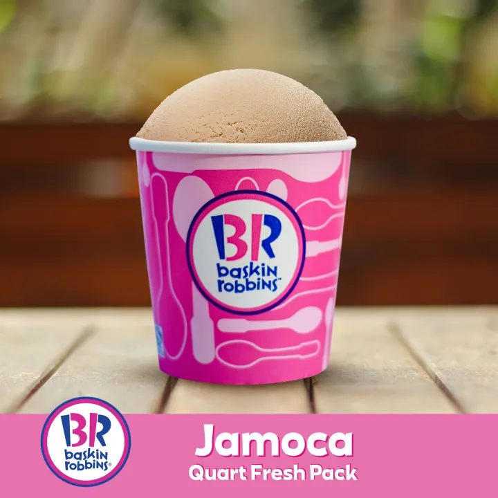 Baskin Robbins Jamoca Plain Quart Fresh Pack Lazada PH