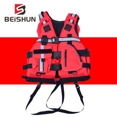 CE Certification Custom Water Sports Rescue Team Life Jacket 150N Water Rescue Big Buoyancy Lifesaving Swimming Mens Jacket  Life Jackets