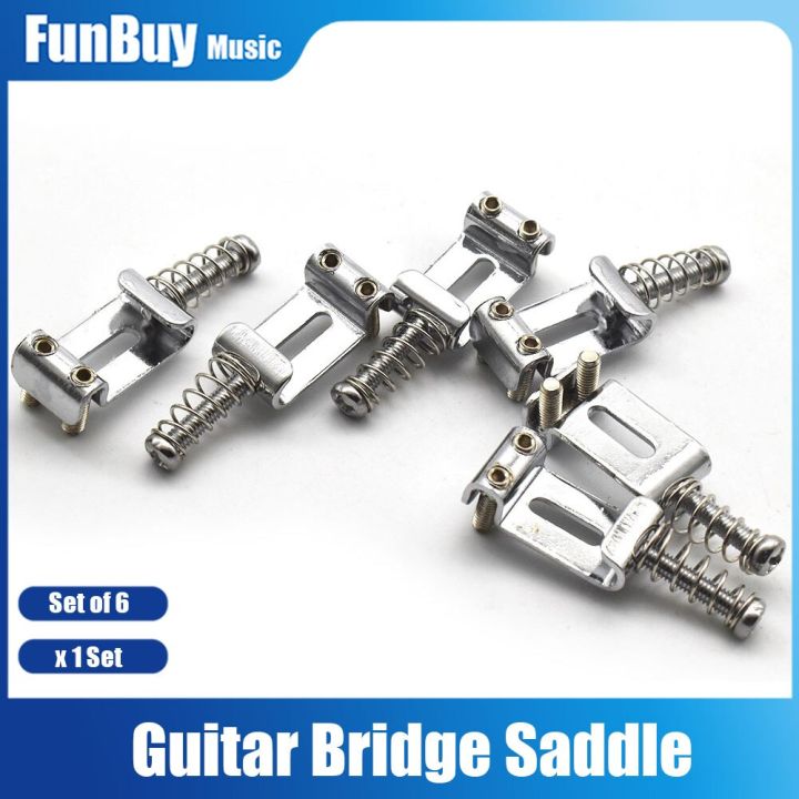 6-saddle-guitar-bridge-pull-string-code-electric-guitar-saddle-for-st-tl-accessories-tools-chrome