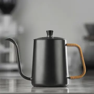 1L/1.2L Stainless Steel Gooseneck Long Narrow Spout Teapot Kettle Coffee Pot  Hand Drip Coffee Kettle - China Pot and Kettle price