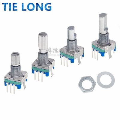 【YF】♣  5PCS/LOT 20 Position Encoder EC11 w Push 5Pin Handle 15/20MM With A In 5