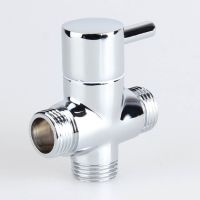 Toilet Bidet Spray 3 Way Valve Shower Head Bathroom Accessories T Adapter Bath Diverter Connector Cap Nut Water Separator Faucet