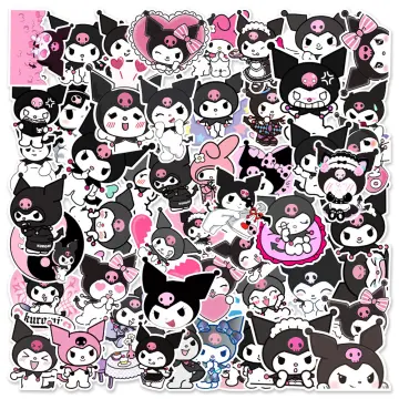 500Pcs/Roll Sanrio Stickers Kawaii Hello Kitty Melody Kuromi