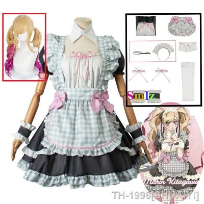 SHUAIYI Kitagawa Marin แม่บ้านคอสเพลย์อะนิเมะ meu vestido querido traje lindo lolita ญี่ปุ่น feminino festa de ฮาโลวีนชุด