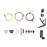 102 PCS Guitar Accessories Kit Including Guitar Picks,Capo,Acoustic Guitar Strings,3 in 1String Winder,Bridge Pins