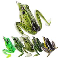 【DT】hot！ 5 Colors 5cm Frog Fishing Lures Top Artificial Crank Soft Bait
