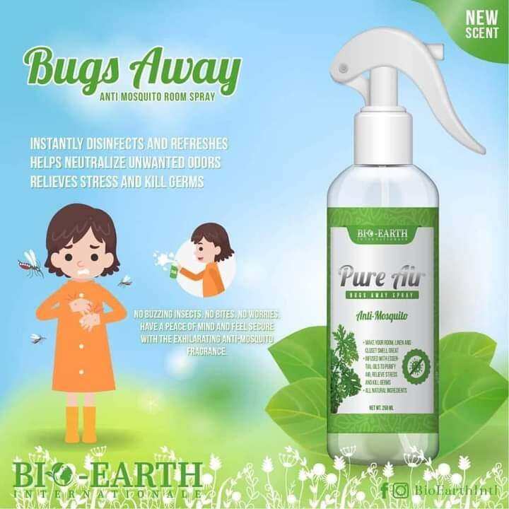 Bugs Away (AntiMosquito By Pure Air) Insect Repelant, Disinfectant