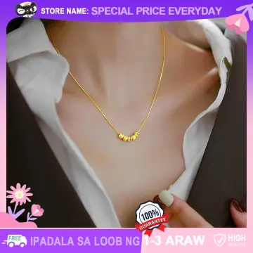 Chinese gold deals necklace 18k