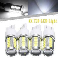 ไฟองศา LED DC 12V สีขาว,อะไหล่รถถอยหลัง33SMD 4ชิ้นสี360