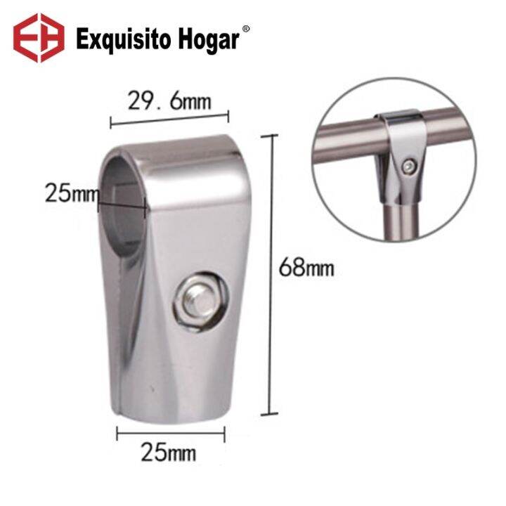 Aluminum alloy 25mm For Stainless Steel Pipe Connector Fixed Parts