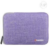 HAWEEL เคสกระเป๋าใส่เอกสารมีซิปกระเป๋าหิ้วแขน7.9นิ้วสำหรับ iPad Mini 4 / iPad Mini 3 / iPad Mini 2 / iPad Mini,Galaxy, Lenovo, Sony, Xiaomi, Huawei เม็ดขนาด7.9นิ้ว (สีดำ)