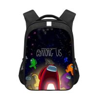 【Hot Sale】 The new among peripheral student schoolbag polyester large-capacity backpack Werewolf killing burden reduction reflective strip