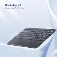 Blackview K1 Bluetooth Keyboard ภาษาอังกฤษภาษาฝรั่งเศสคำแบบพกพาคีย์บอร์ดไร้สายสำหรับแท็บเล็ต Android IOS Windows